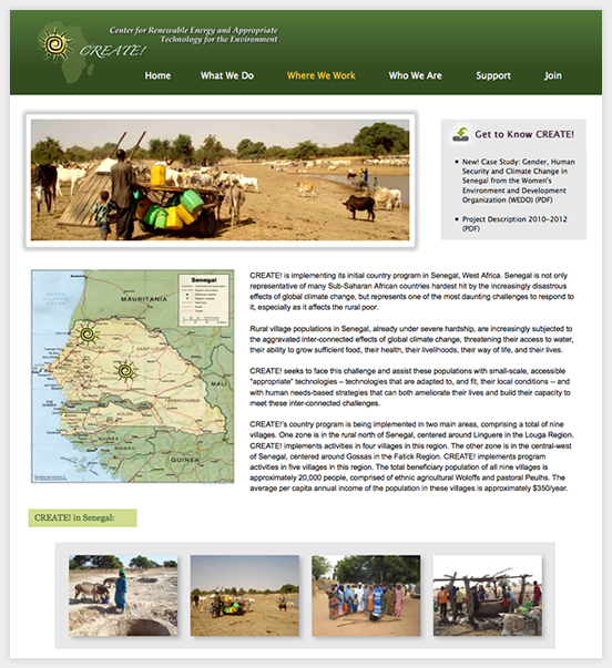 Non-Profit, NGO, Aid Organization Website